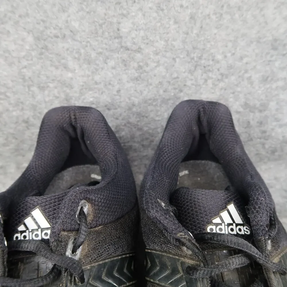 Adidas Shoes Mens 9 Golf Powerband Soft Spike Black Lace UP Athletic Fit Foam
